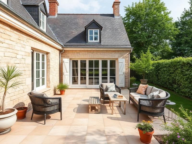 Terrasse maçonnée
